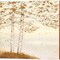 Golden Birch Off White by James Wiens 14" x 14" Canvas Wall Art (Set of 2)